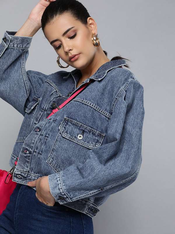 levis denim jacket myntra
