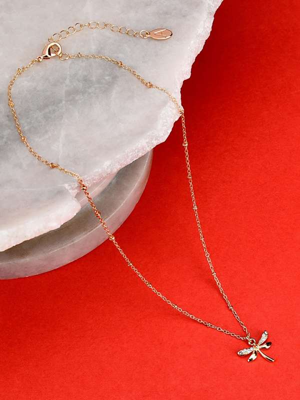 Metal necklace online on sale