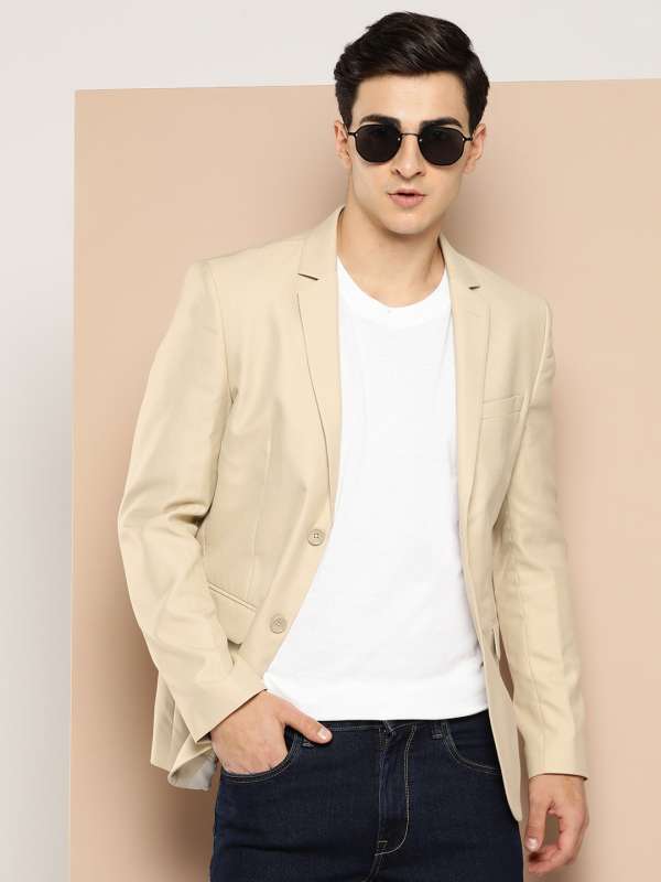 Beige Blazers Buy Beige Blazers online in India