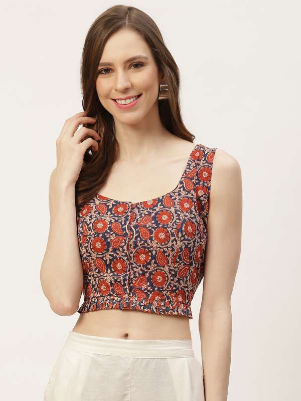 Myntra top kalamkari sarees