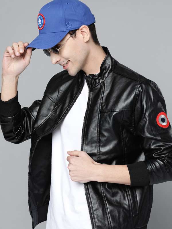 Black Leather Jacket Buy Black Leather Jacket online in India