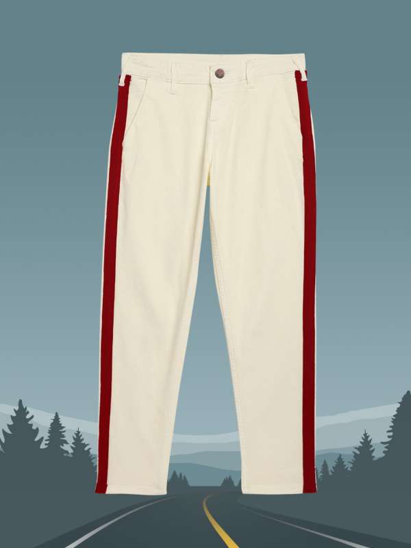 Off white striped jeans online