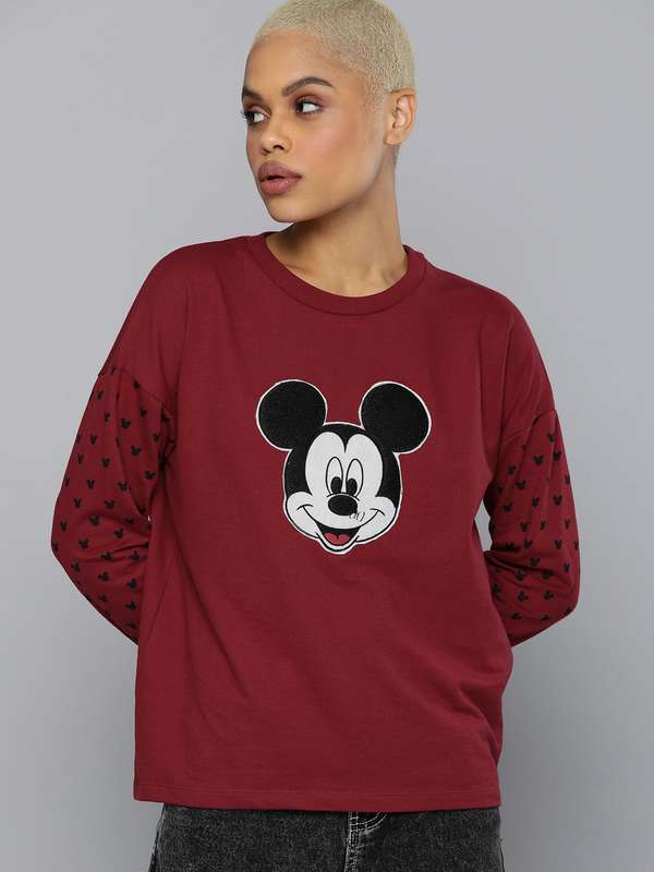 Mickey mouse sweatshirt womens india Clearance