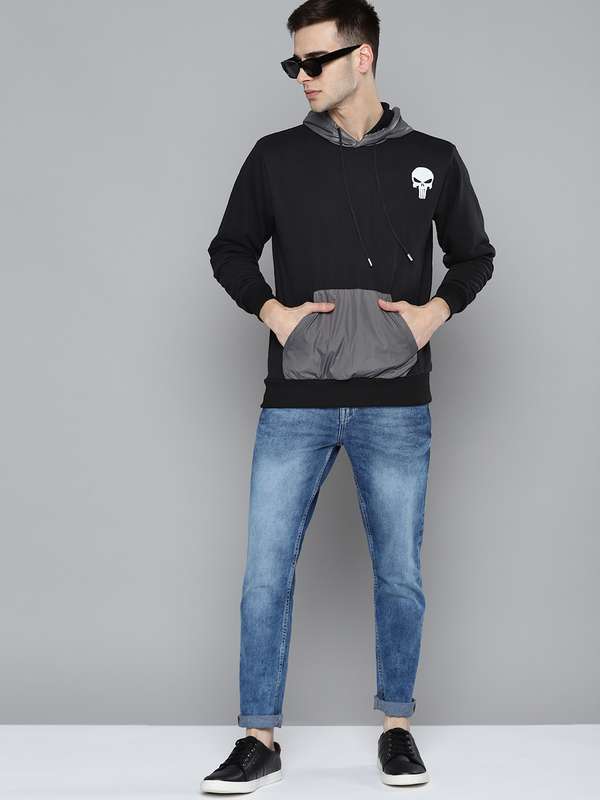 punisher t shirt myntra