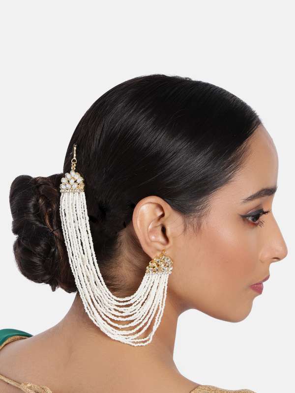 Buy Antique Gold Plated Umang Ear Chain  Tarinika  Tarinika India