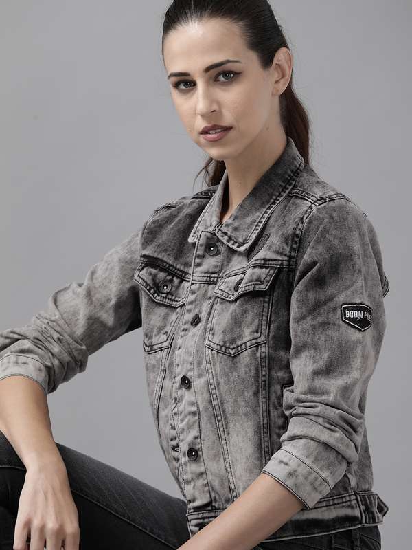 Roadster Grey Denim Jacket 300291875 