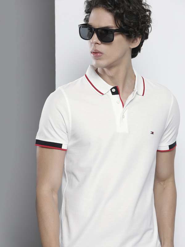 Sale > tommy hilfiger collar t shirt > in stock