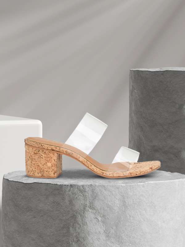 Nude hotsell slide sandals