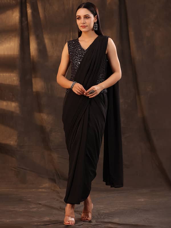 saree #dress #anarkali #simple #sareedressanarkalisimple | Long dress  design, Lehenga saree design, Long gown design