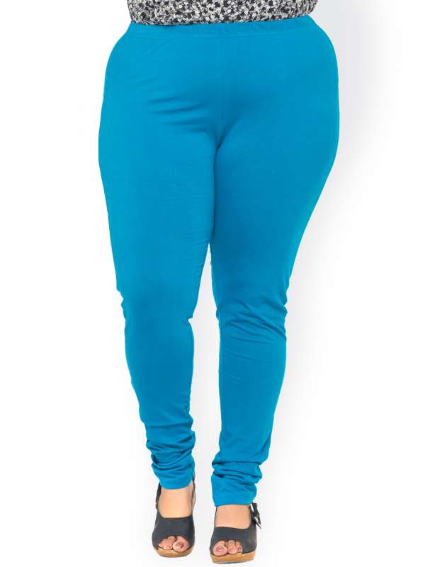 Buy Plus Size Store Women Blue Cotton Leggings (30) Online at Best Prices  in India - JioMart.