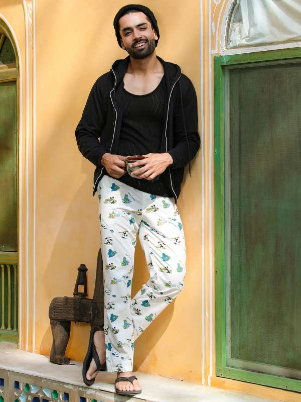 Mens white lounge pants online