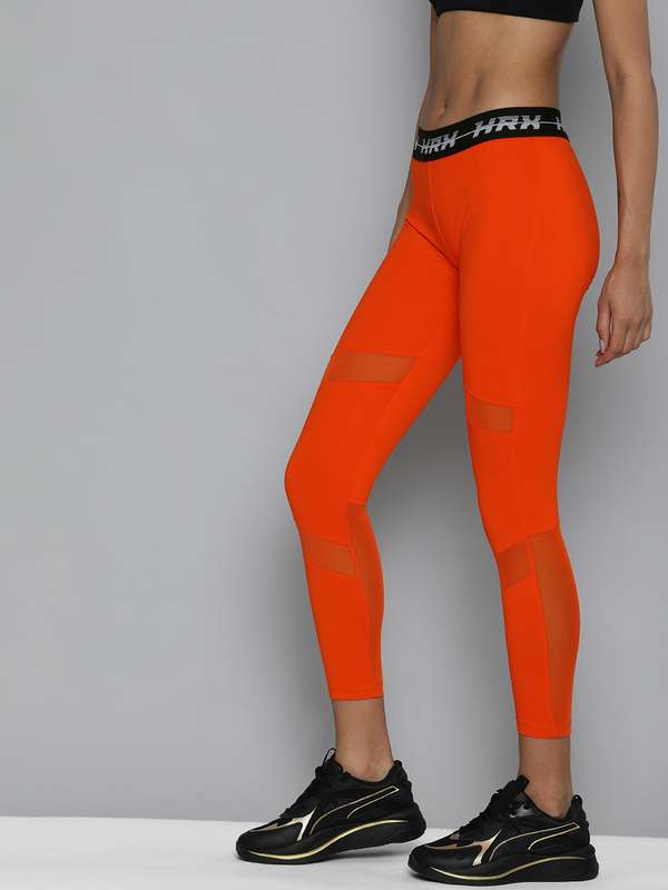 Orange Patterned Tights - Buy Orange 