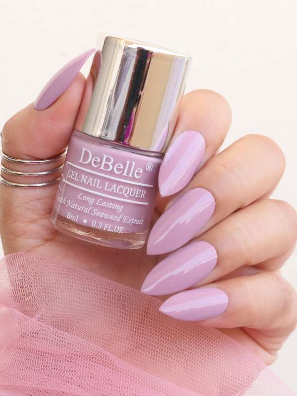 Lavender top nail polish