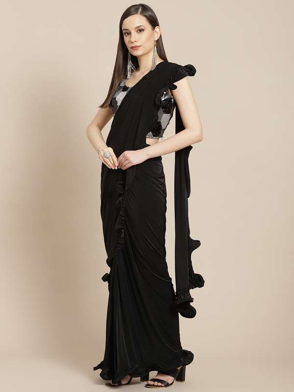 readymade saree myntra