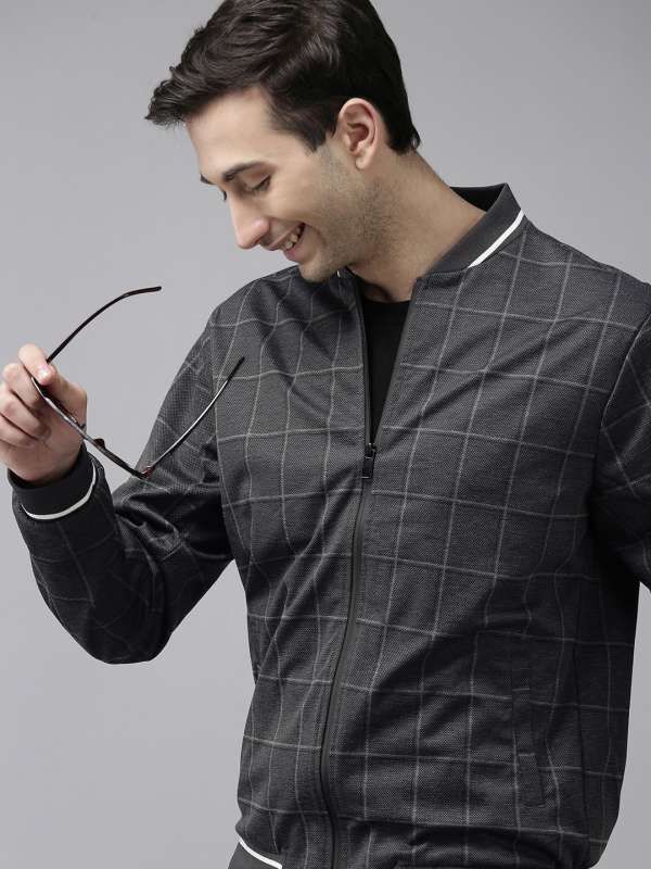 Checked jackets discount for men