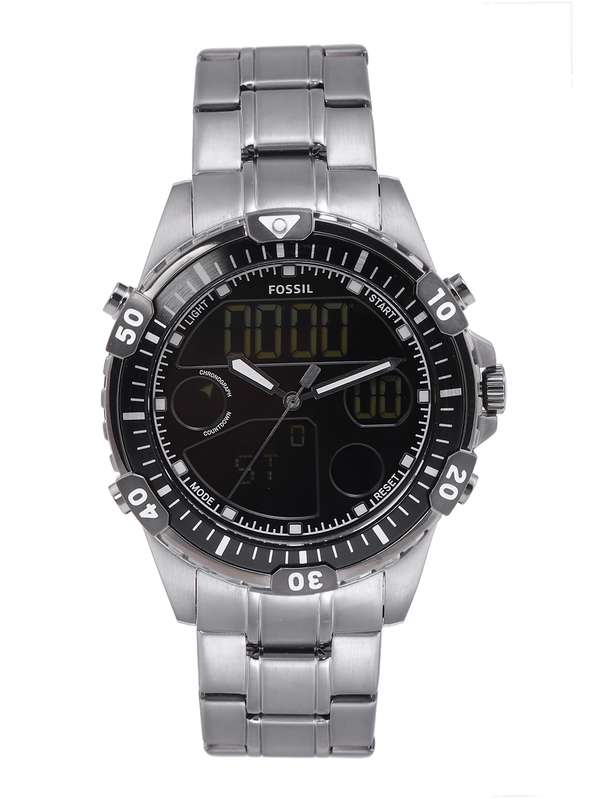Fossil Brown Black Chronograph Watch 