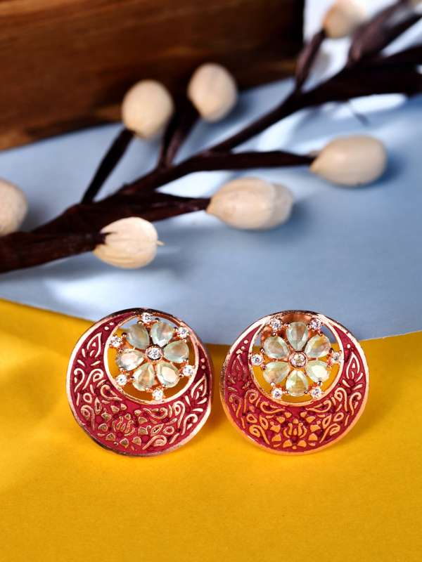 Red Earrings Buy Red Earrings Online in India