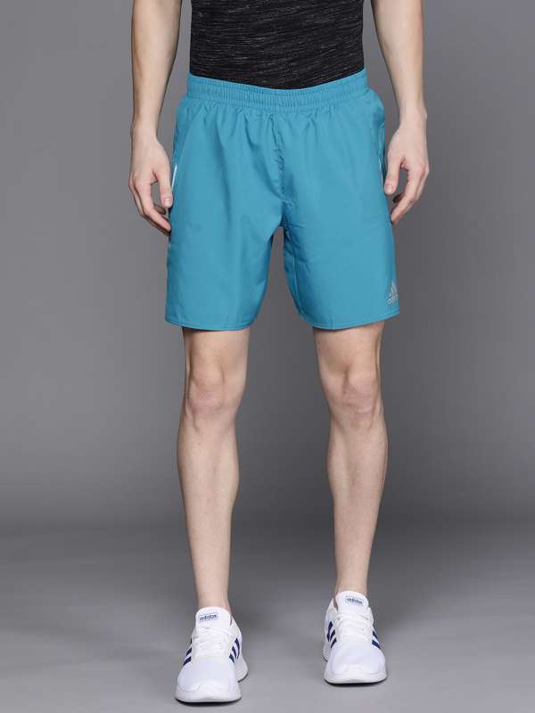Turquoise running shorts