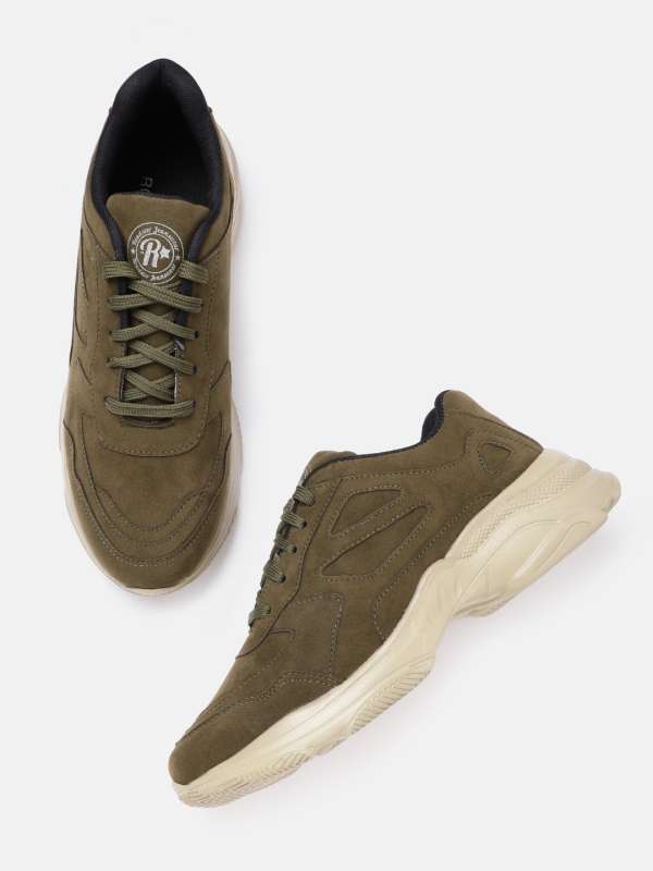 Olive green womens tennis shoes top