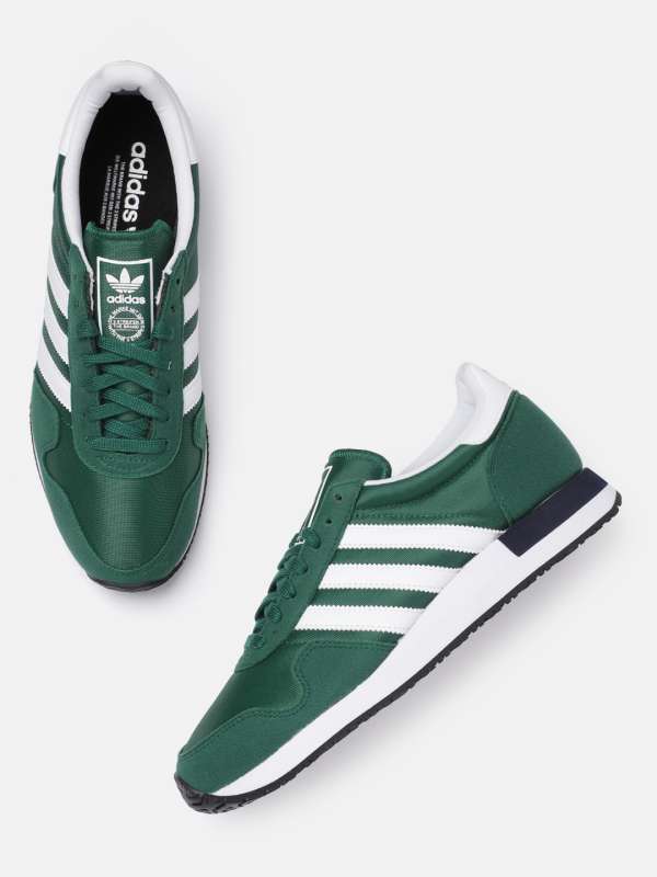 adidas sneakers green stripes