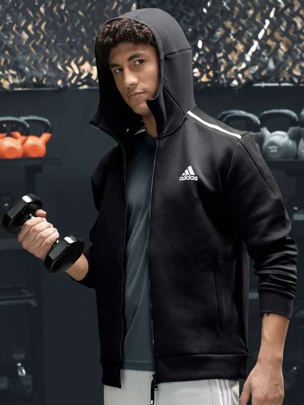 Schat Wierook incompleet Adidas In Black Jackets - Buy Adidas In Black Jackets online in India