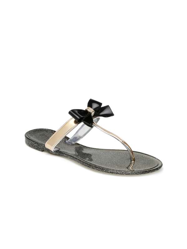 Melissa embellished bow thong discount sandals