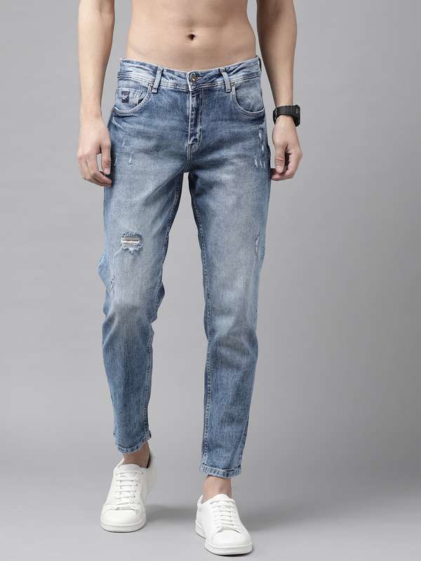 Roadster Blue Carrot Regular Fit Mid 