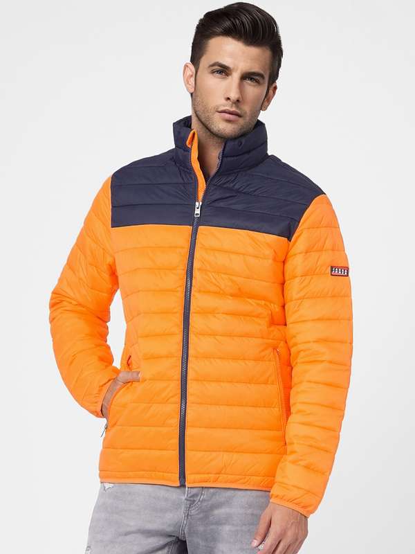 jack and jones orange jacket