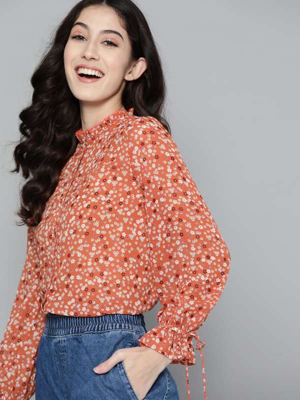 Party wear online tops on myntra