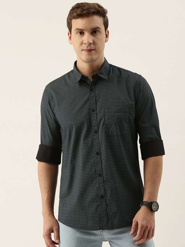 peter england black shirt price