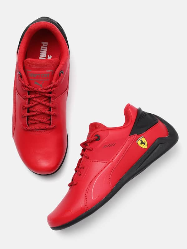 puma shoes in red