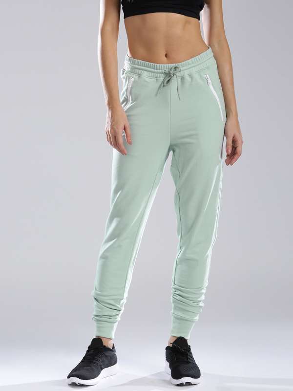 hrx polyester track pants