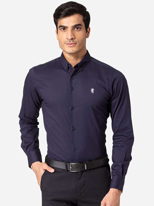 Myntra blue shirt clearance