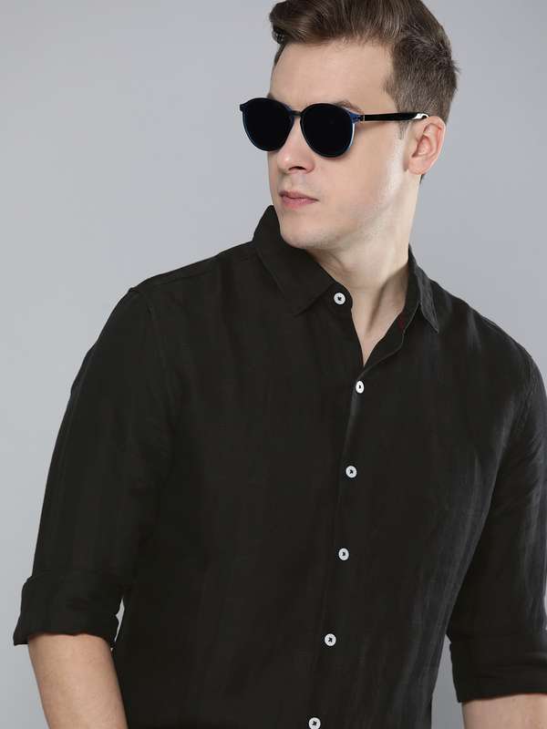 levis plain black shirt