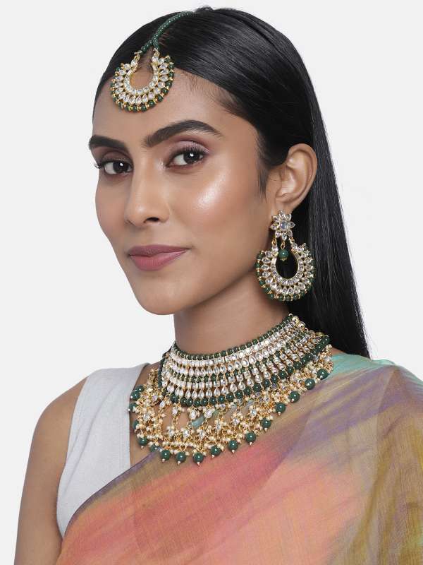 Bridal jewellery deals set myntra