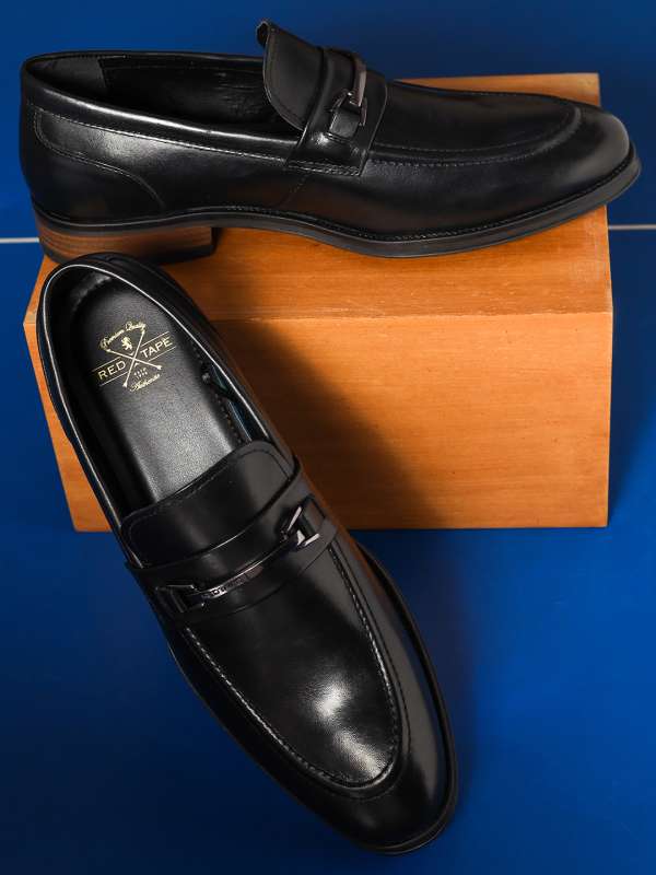 Red Tape Black Formal Shoes - Buy Red