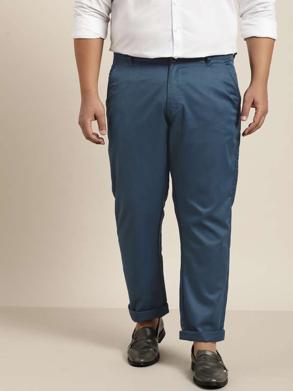 Buy Woodland Teal Blue Regular Fit Trousers for Men Online  Tata CLiQ