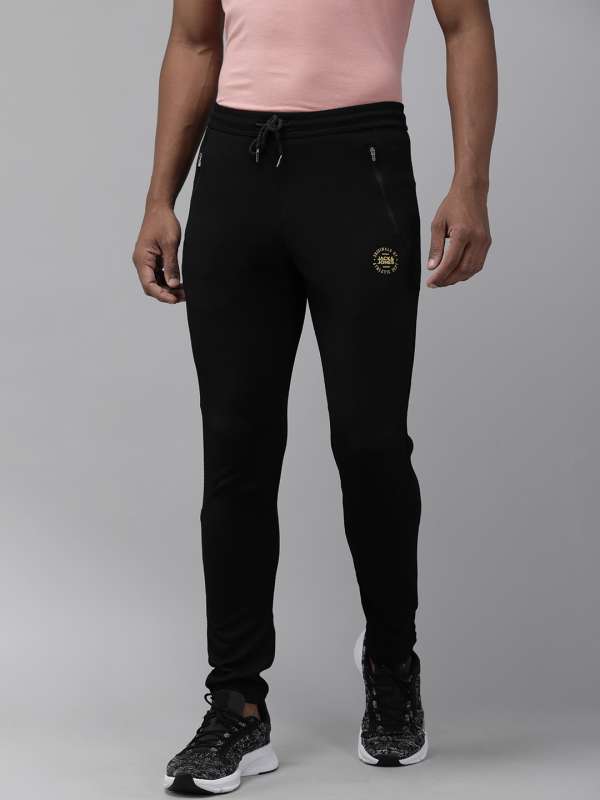 Jack  Jones Casual Trousers  Buy Jack  Jones Black Mid Rise Slim Fit  Trousers 44 OnlineNykaa fashion