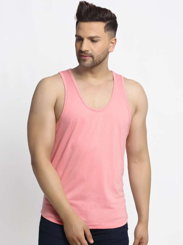 Pink cheap gym vest