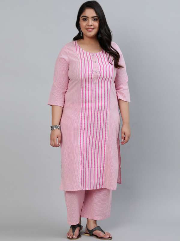 Buy Pink Trousers & Pants for Women by Jaipur Kurti Online