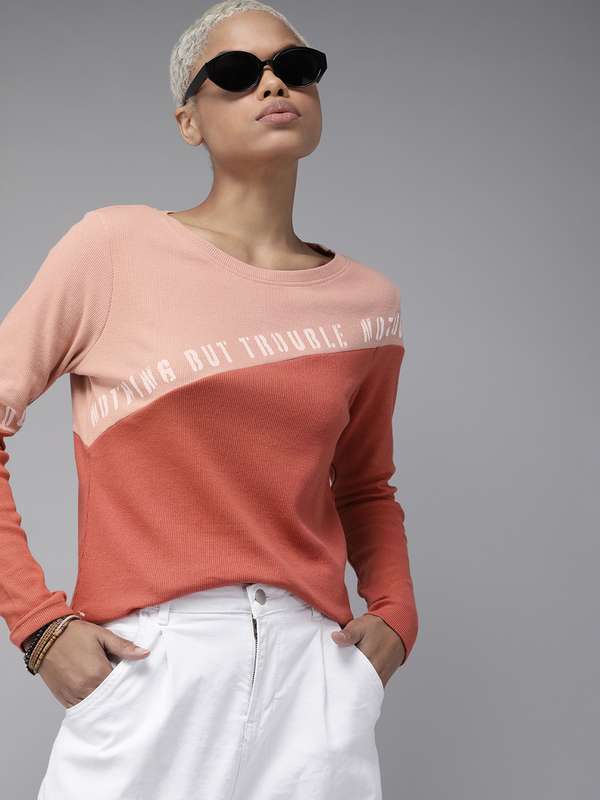 Rose Pink Tops - Buy Rose Pink Tops online in India