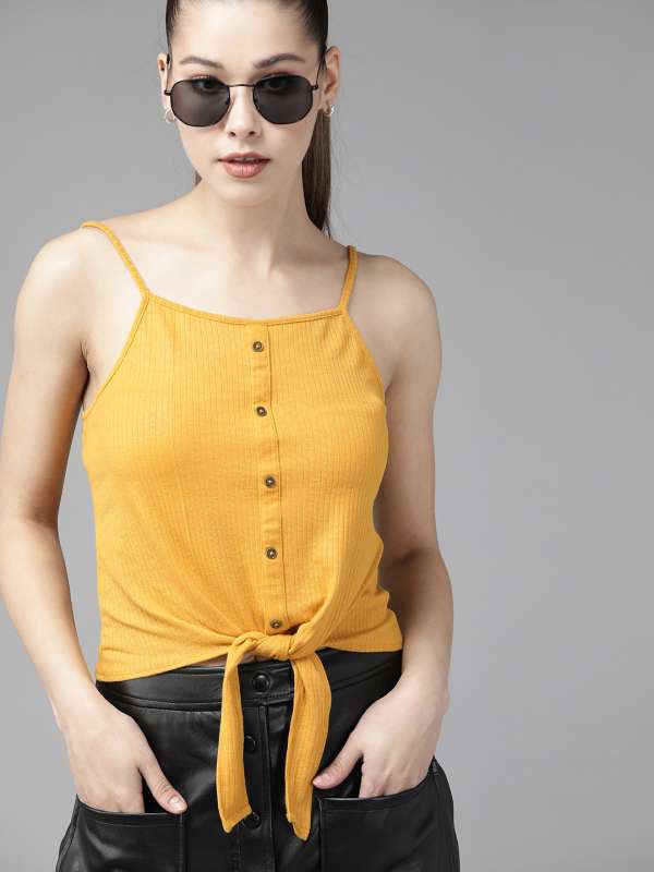 Cami top with pants myntra top