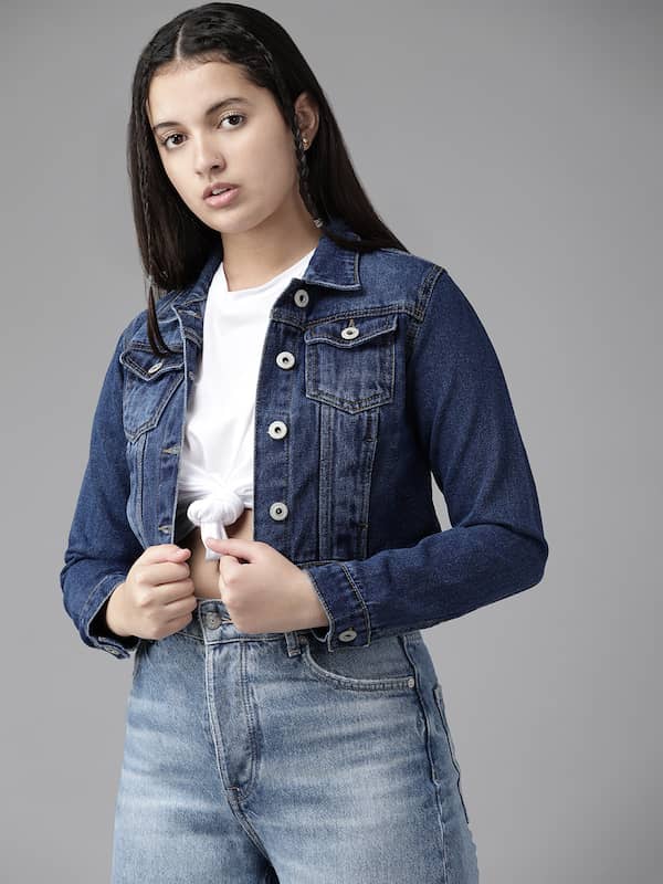 Pinko Denim Jackets | Casual Jackets for Women | Shop Online-thephaco.com.vn