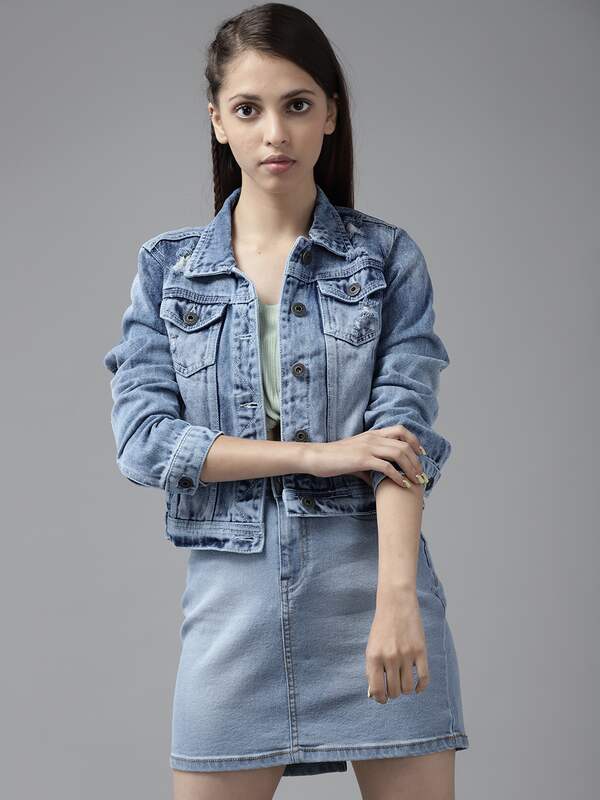 Women Korean Fashion Denim Blouse Casual Jeans Jacket | Shopee Philippines-sonthuy.vn
