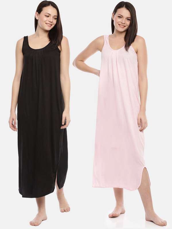 Sleeveless nighty myntra clearance
