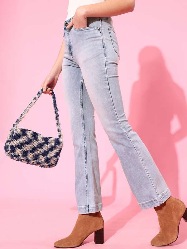 flared jeans myntra