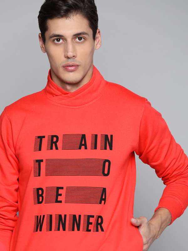 Hrx sweatshirt myntra clearance