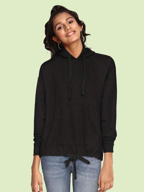 girls black hoodie