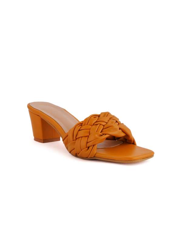 Mustard Yellow Heels Buy Mustard Yellow Heels online in India