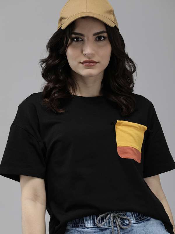 Buy Roadster Women Grey Melange Solid Round Neck Baseball T Shirt - Tshirts  for Women 1500951